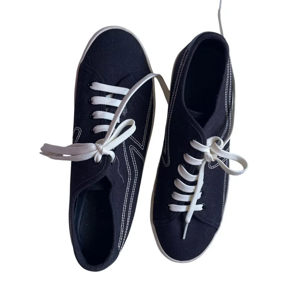 NEW Rag & Bone Court Sneakers SZ 38.5 EU 8.5 US Chevron - Picture 2 of 8